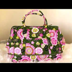 New Vera Bradley Frame Tote in Olivia Pink